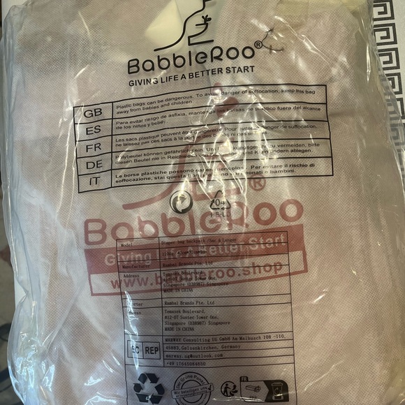 BabbleRoo Diaper Bag Backpack – Pink | NWT - Picture 5 of 7